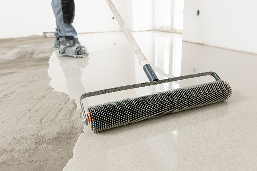 Santa Paula concrete resurfacing company has applied new sealant for garage floor.